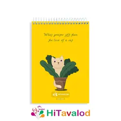 دفتر نقاشی 60 برگ مدل گربه کد N283