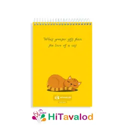 دفتر نقاشی 60 برگ مدل گربه کد N284