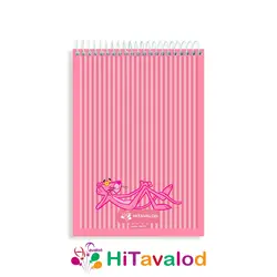 دفتر نقاشی 60 برگ مدل پلنگ صورتی کد N275