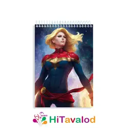 دفتر نقاشی 60 برگ مدل کاپیتان مارول کد N308