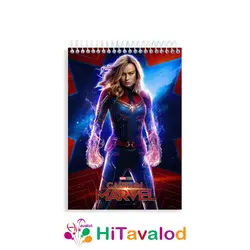 دفتر نقاشی 60 برگ مدل کاپیتان مارول کد N307