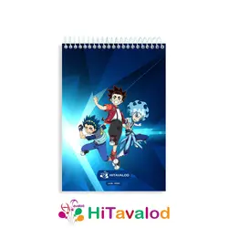 دفتر نقاشی 60 برگ مدل فرفرهای انفجاری کد N300