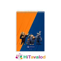 دفتر نقاشی 60 برگ مدل زوتوپیا کد N347