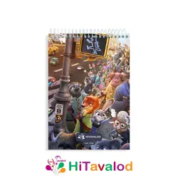 دفتر نقاشی 60 برگ مدل زوتوپیا کد N346