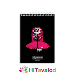 دفتر نقاشی 60 برگ مدل اسکوئید گیم کد N344