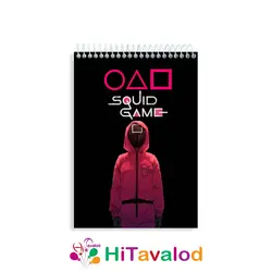 دفتر نقاشی 60 برگ مدل اسکوئید گیم کد N343