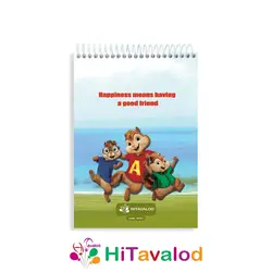 دفتر نقاشی 60 برگ مدل آلوین و سنجاب ها کد N331