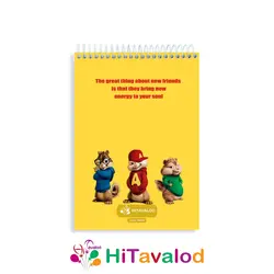 دفتر نقاشی 60 برگ مدل آلوین و سنجاب ها کد N329