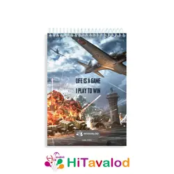 دفتر نقاشی 60 برگ مدل پابجی کد N353