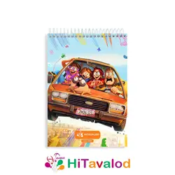 دفتر نقاشی 60 برگ مدل میچل ها کد N396