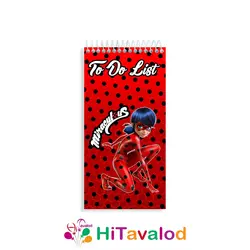 تودولیست 60 برگ مدل دختر کفشدوزکی کد T005