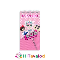 تودولیست 60 برگ مدل LOL کد T003