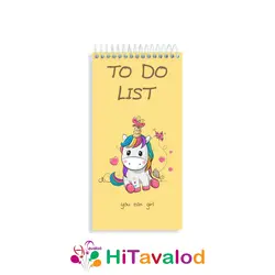 تودولیست 60 برگ مدل یونیکورن کد T002