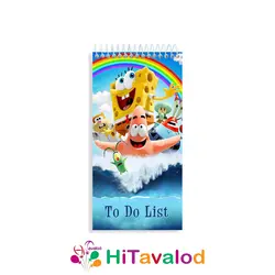 تودولیست 60 برگ مدل باب اسفنجی کد T025