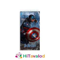 تودولیست 60 برگ مدل اونجرز کد T024