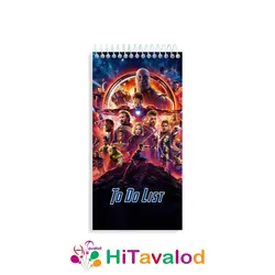 تودولیست 60 برگ مدل اونجرز کد T023