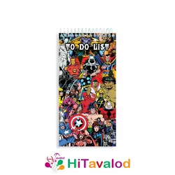 تودولیست 60 برگ مدل اونجرز کد T022