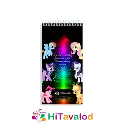 تودولیست 60 برگ مدل پونی کد T038