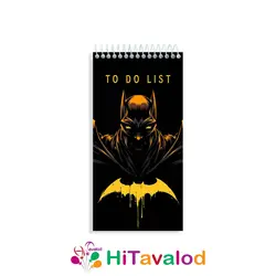 تودولیست 60 برگ مدل بتمن کد T032