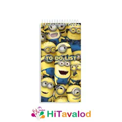 تودولیست 60 برگ مدل مینیون ها کد T073