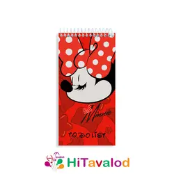 تودولیست 60 برگ مدل مینی موس قرمز کد T072