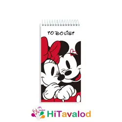 تودولیست 60 برگ مدل مینی موس قرمز کد T070