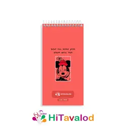 تودولیست 60 برگ مدل مینی موس قرمز کد T069