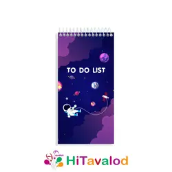 تودولیست 60 برگ مدل فضانورد کد T101