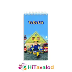 تودولیست 60 برگ مدل سام آتش نشان کد T088