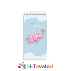 تودولیست 60 برگ مدل فیل کد T086