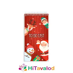 تودولیست 60 برگ مدل کریسمس کد T081