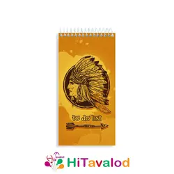 تودولیست 60 برگ مدل سرخپوست کد T115