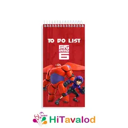 تودولیست 60 برگ مدل شش ابر قهرمان کد T102