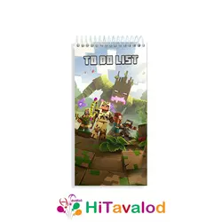 تودولیست 60 برگ مدل ماینکرافت کد T504