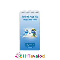 تودولیست 60 برگ مدل اسمورف ها کد T499