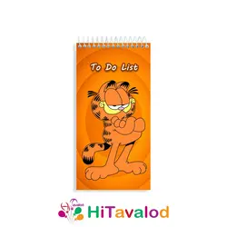 تودولیست 60 برگ مدل گارفیلد کد T496