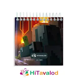 دفترچه 60 برگ مدل ماینکرافت کد D367