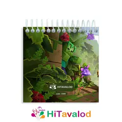 دفترچه 60 برگ مدل ماینکرافت کد D366