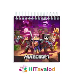 دفترچه 60 برگ مدل ماینکرافت کد D368