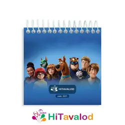 دفترچه 60 برگ مدل اسکوبی دو کد D371