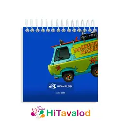 دفترچه 60 برگ مدل اسکوبی دو کد D369