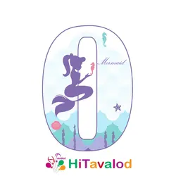 استند عدد تم پری دریایی کد1873