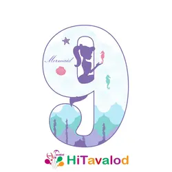 استند عدد تم پری دریایی کد1873