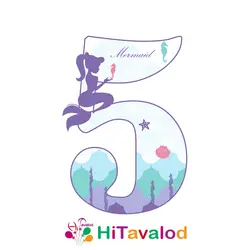 استند عدد تم پری دریایی کد1873