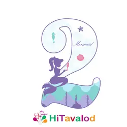 استند عدد تم پری دریایی کد1873