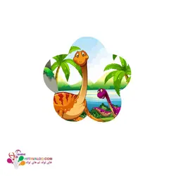 استیکر تم تولد دایناسور (۱۰عددی)