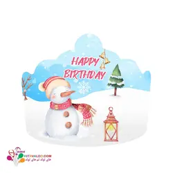 تاج تم تولد آدم برفی (۱عددی)