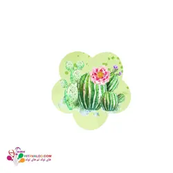 استیکر تم تولد کاکتوس (۱۰عددی)