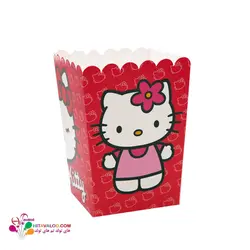 ظرف پاپکورن تم تولد کیتی (۱۰عددی)