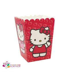 ظرف پاپکورن تم تولد کیتی (۱۰عددی)